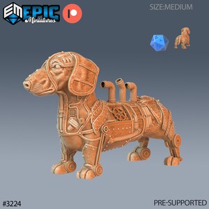 Construct Dachshund - Steam Inventions - Epic Miniatures