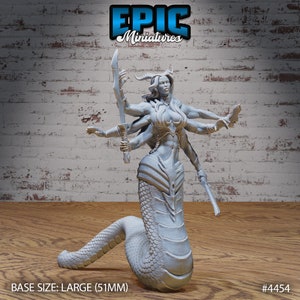 Naga Death Envoy - Serpents Rage - Epic Miniatures