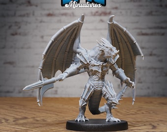 Winged Half-Dragon - Dragons Reign - Epic Miniatures