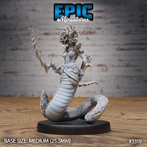 Gorgon Sisters Medusa - Insectoid Jungle - Epic Miniatures