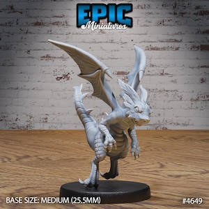 Light Dragon Wyrmling - Faith Defender - Epic Miniatures