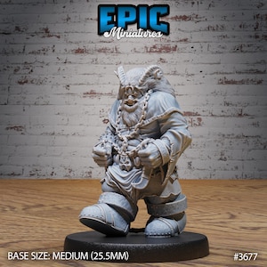 Dwarf Tiefling - Bandit Camp - Epic Miniatures