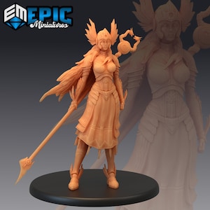 3D Printable Teya Sacred Valkyrie FREE by Lion Heart Forge