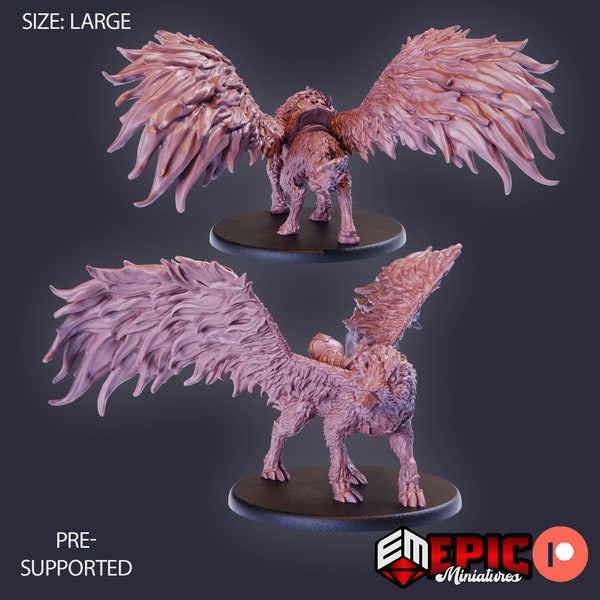 Winged Wolf - Savage Mountains - Epic Miniatures