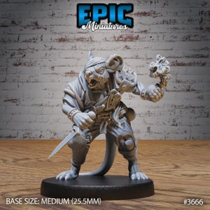 Mice Folk Raider - Bandit Camp - Epic Miniatures