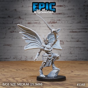 Moth Folk Warrior - Insectoid Jungle - Epic Miniatures