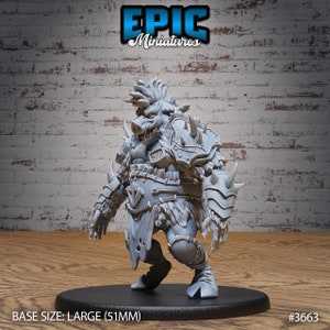 Boar Folk Outlaw - Bandit Camp - Epic Miniatures
