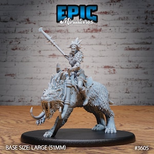 Barbarian Tribe Female - Ice Age Madness - Epic Miniatures