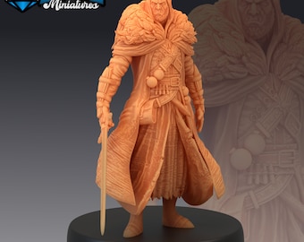 Half-Orc Witch Hunter - Fey Woods - Epic Miniatures