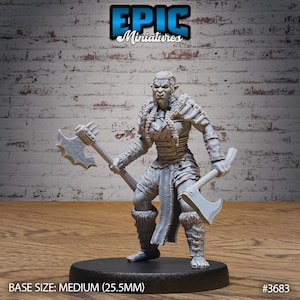 Half-Orc Marauder - Bandit Camp - Epic Miniatures