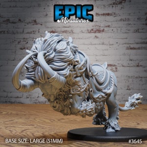 Devilhorn Bull - Ice Age Madness - Epic Miniatures