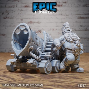 Cannon Dwarf - Nightsky Carnival - Epic Miniatures