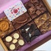 postal brownie box, personalised flavours, perfect gift - letterbox small 