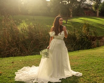Sobrefalda De Organza Vestido De Novia Vestido De Novia Falda