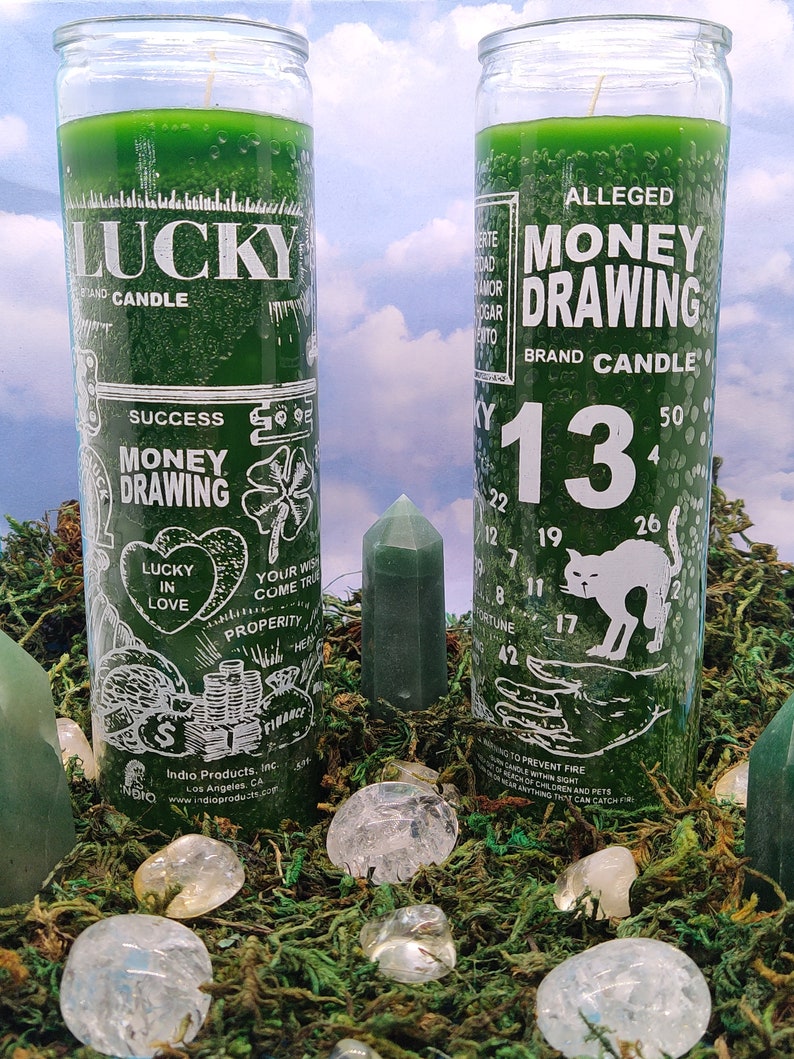 Money Drawing 7 Day Candle Etsy