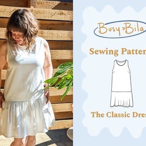 Classic Dress / Dropwaist dress Sewing Pattern