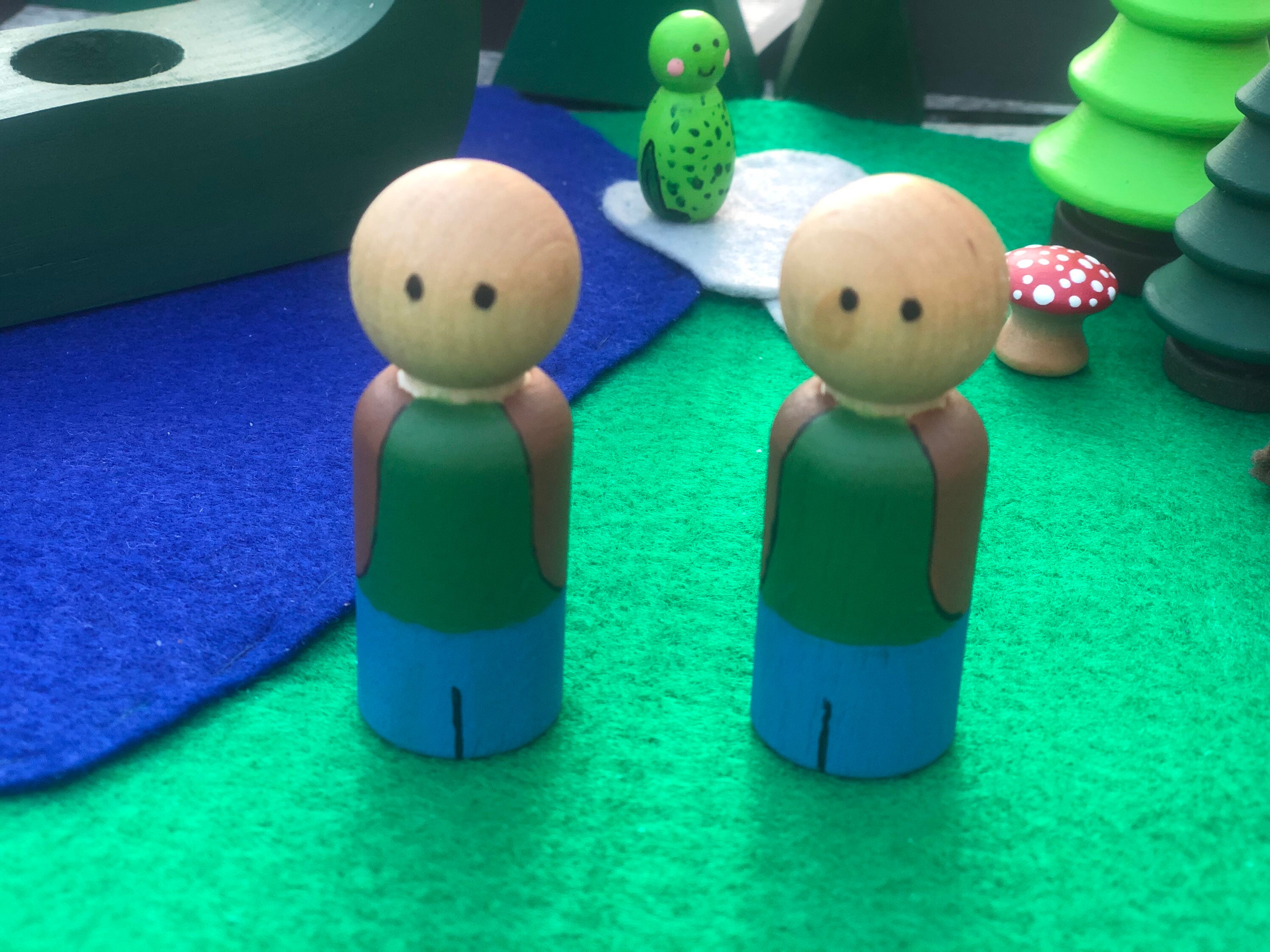 Camping Small World Play Set Woodland Loose Pieces and Etsy