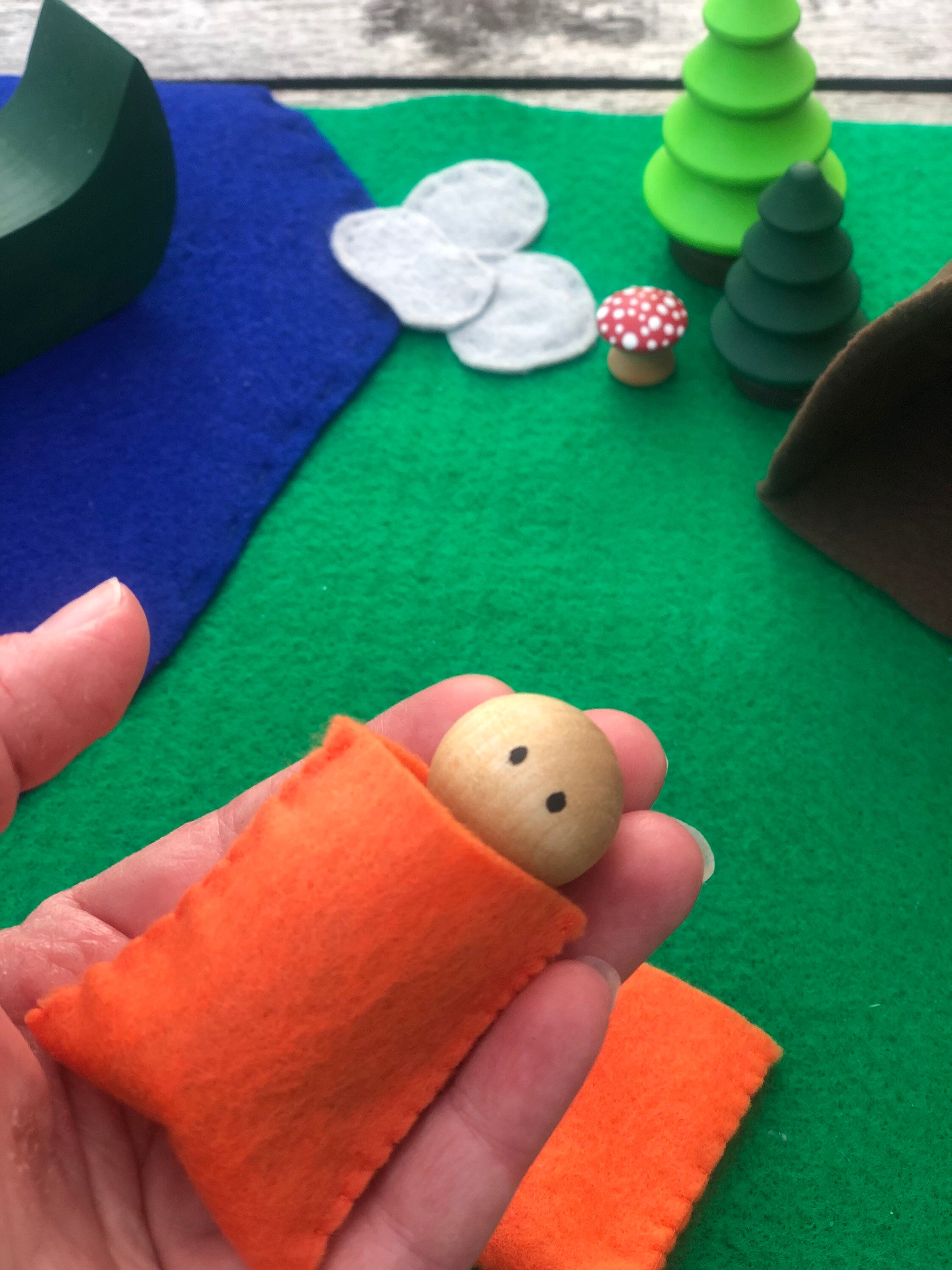 Camping Small World Play Set Woodland Loose Pieces and Etsy