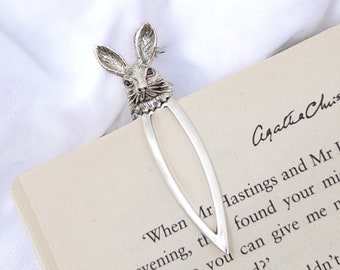 Sterling Silver Rabbit Bookmark, Letter Opener