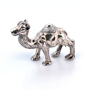 Fine Silver Camel Novelty Figure, Collectible Desert