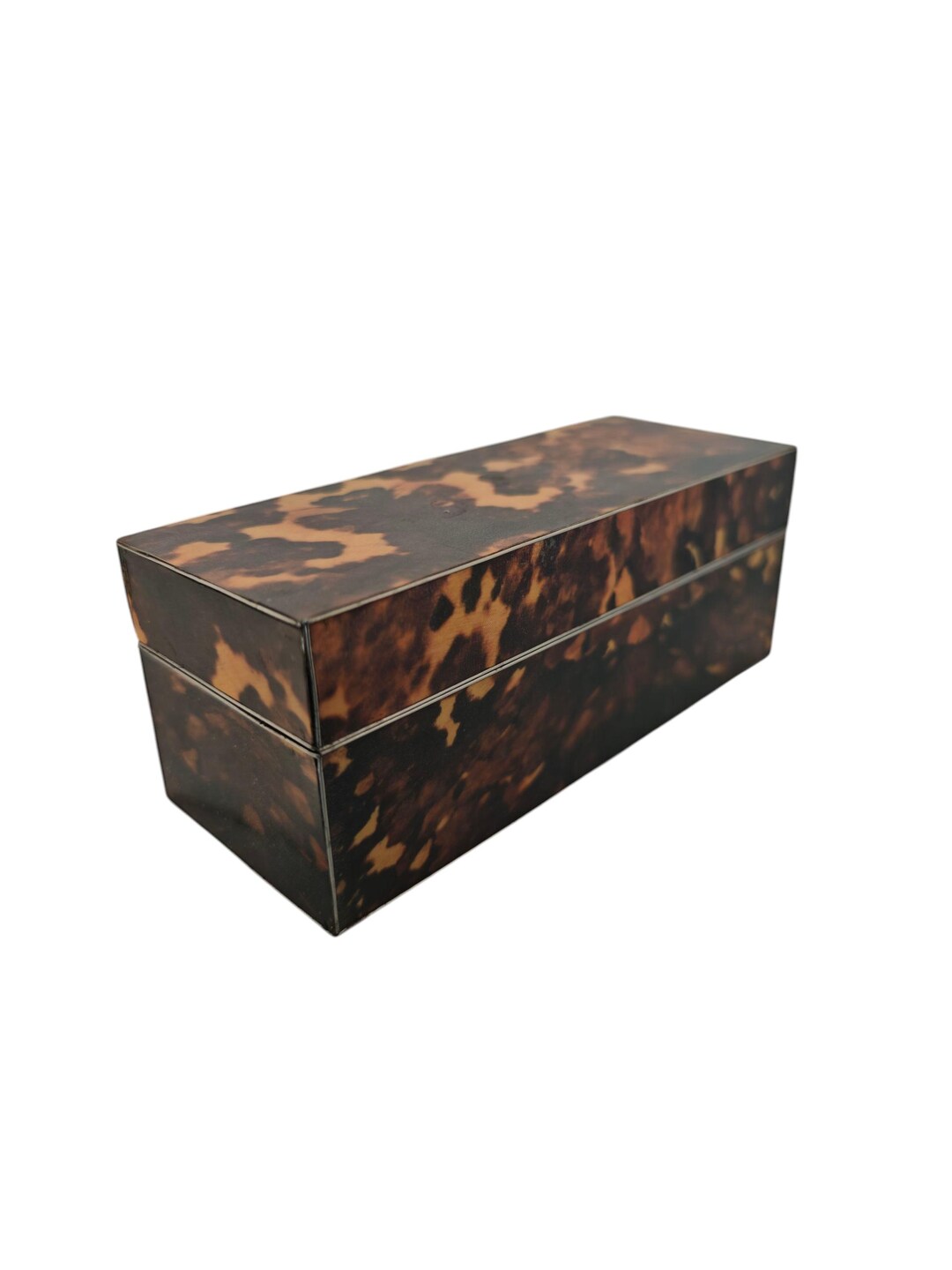 Tortise Shell Box Regency Style Faux Tortoise Shell Box Caddy - Etsy