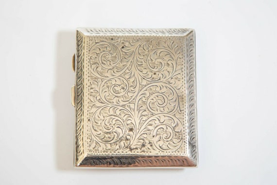 1922 Antique Silver Titanic Ship Cigarette Case