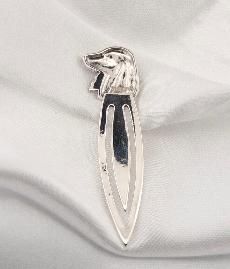 Sterling Silver Cocker Spaniel With Ruby Eye Bookmark Springer Spaniel ...