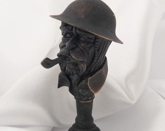 World War 1 Man and British Solider Lieutenant Pipe Tamper WW1