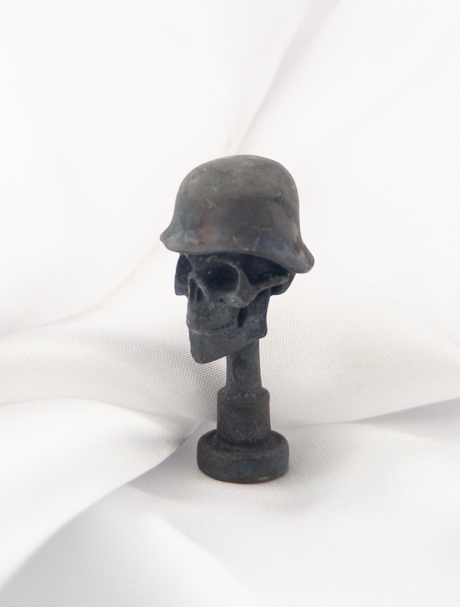 World War 1 Skull and German Helmet Pipe Tamper WW1 Durable