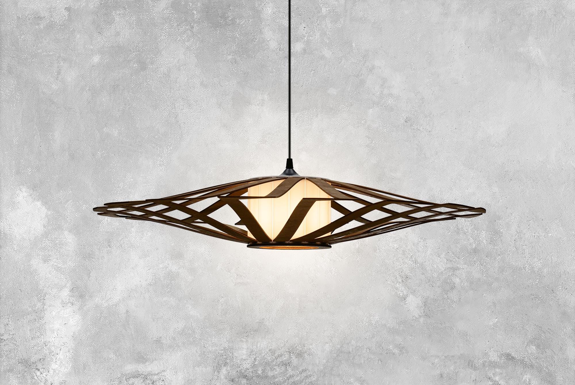Pantalla Geométrica Moderna De Cobre Para Lámpara De Mesa, Lámpara De Techo O Lámpara De Pie, 20 Cm, 30 Cm O 40 Cm - México