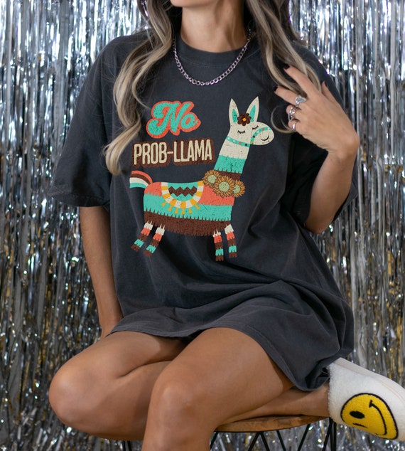 No Prob Llama - Funny Llama Alpaca Lover T-Shirt Gift Tshirt No Prob Llama - Funny Llama Alpaca Lover T-Shirt Gift Tshirt