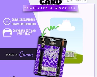 Editable Canva Money Card Template | DIY Gift Envelope (Digital Download)