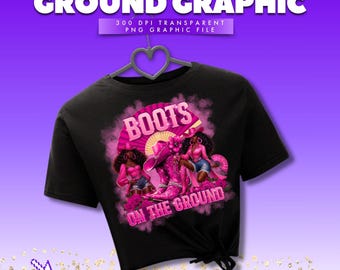 Pink Afro Cowgirl, Boots On The Ground Clipart, Clack Fan Clipart, Black Cowgirls, Fan Clipart, Cowgirl Shirt Graphic
