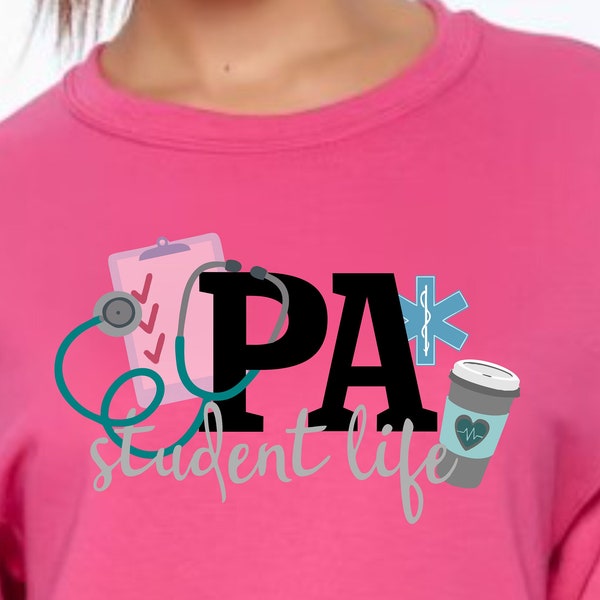 PA Student Life TShirt DTF Sublimation File