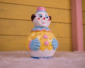ヴィンテージピエロのぐらぐら人形：レトロで不気味なかわいいおもちゃ