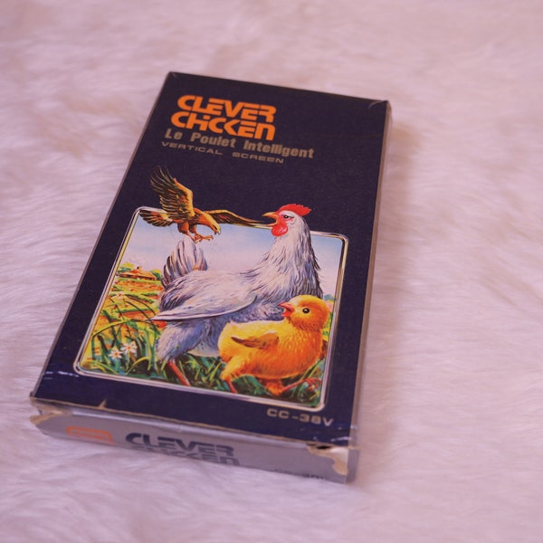 Vintage 80s Clever Chicken Handheld Arcade Game Console