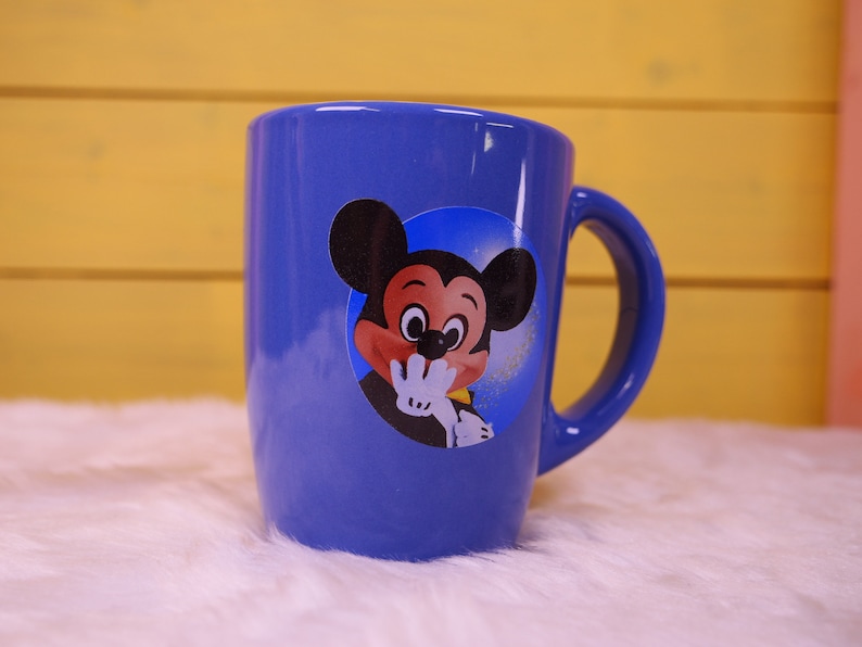 Retro 90s Disneyland Paris Esso Disney Mickey Mouse Mug image 1