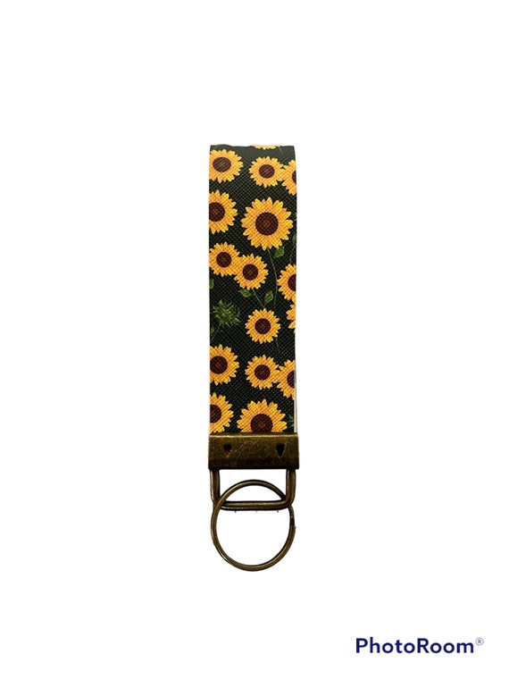 Sunflower Field Keychain