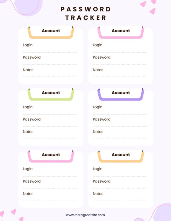 Password Tracker