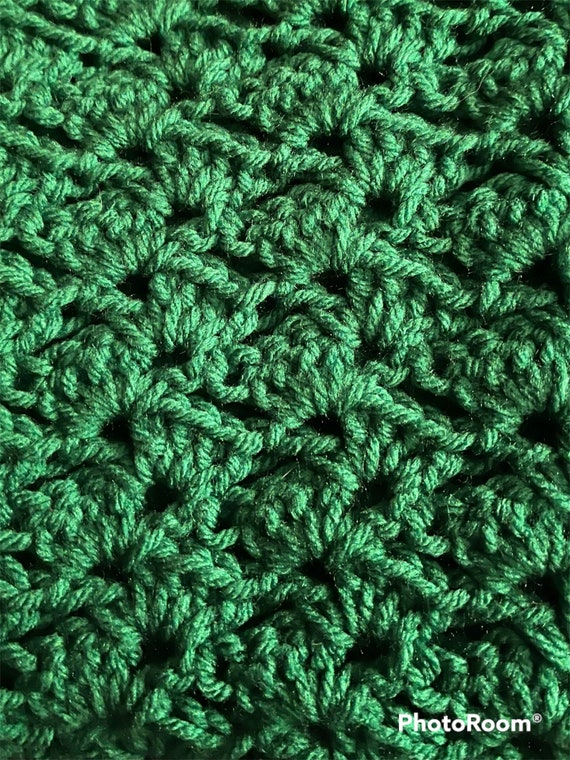 Handmade crochet Drunken Granny Stitch Baby Blanket 100% Acrylic