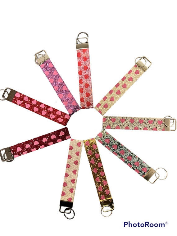 Valentines Wristlet Keychain