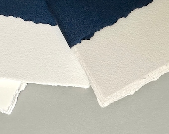 Arches Cold Press Deckle Edge 10 Sheets - Fabriano - Saunders 100% Cotton Paper Millford - Watercolor Card Supplies Painting Paper Pack