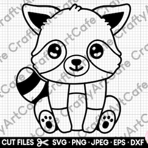 panda roux svg pour cricut panda roux silhouette svg couper fichier panda roux dessin au trait panda roux clipart