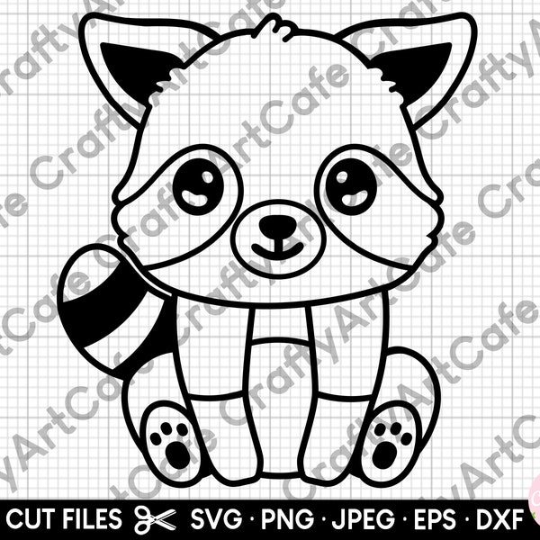 panda rouge svg pour cricut panda rouge silhouette svg coupe fichier panda rouge dessin au trait panda rouge clipart