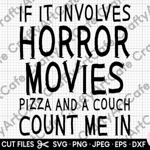 horror movie svg cut file for cricut horror fan