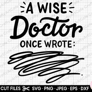 funny doctor svg doctor png doctor handwriting
