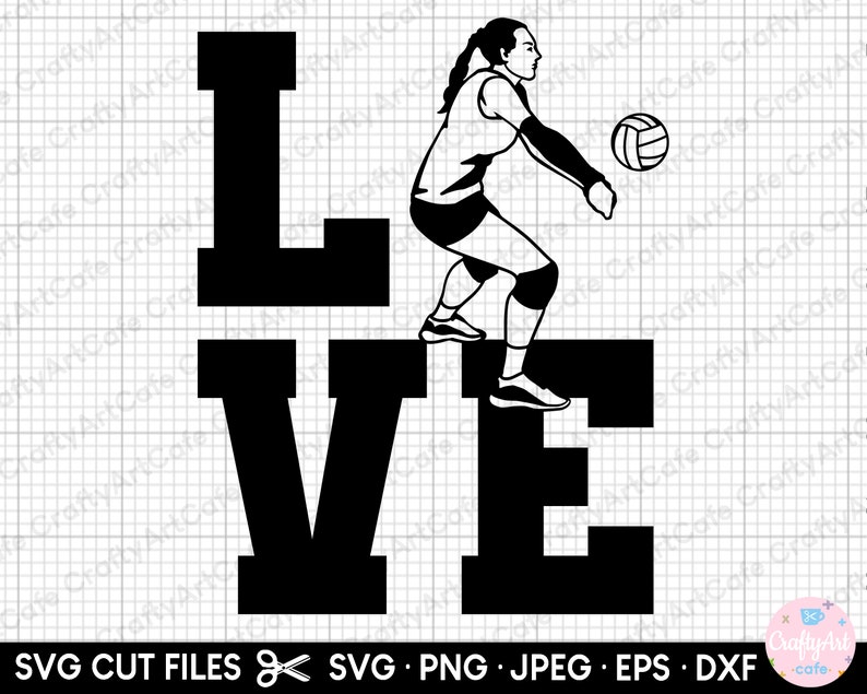 Volleyball Svg Volleyball Png for Cricut Etsy