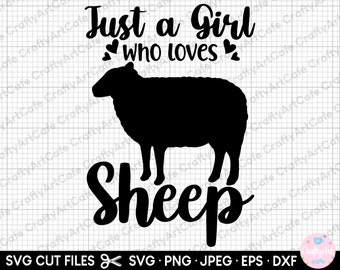 sheep svg png eps dxf cut file cricut