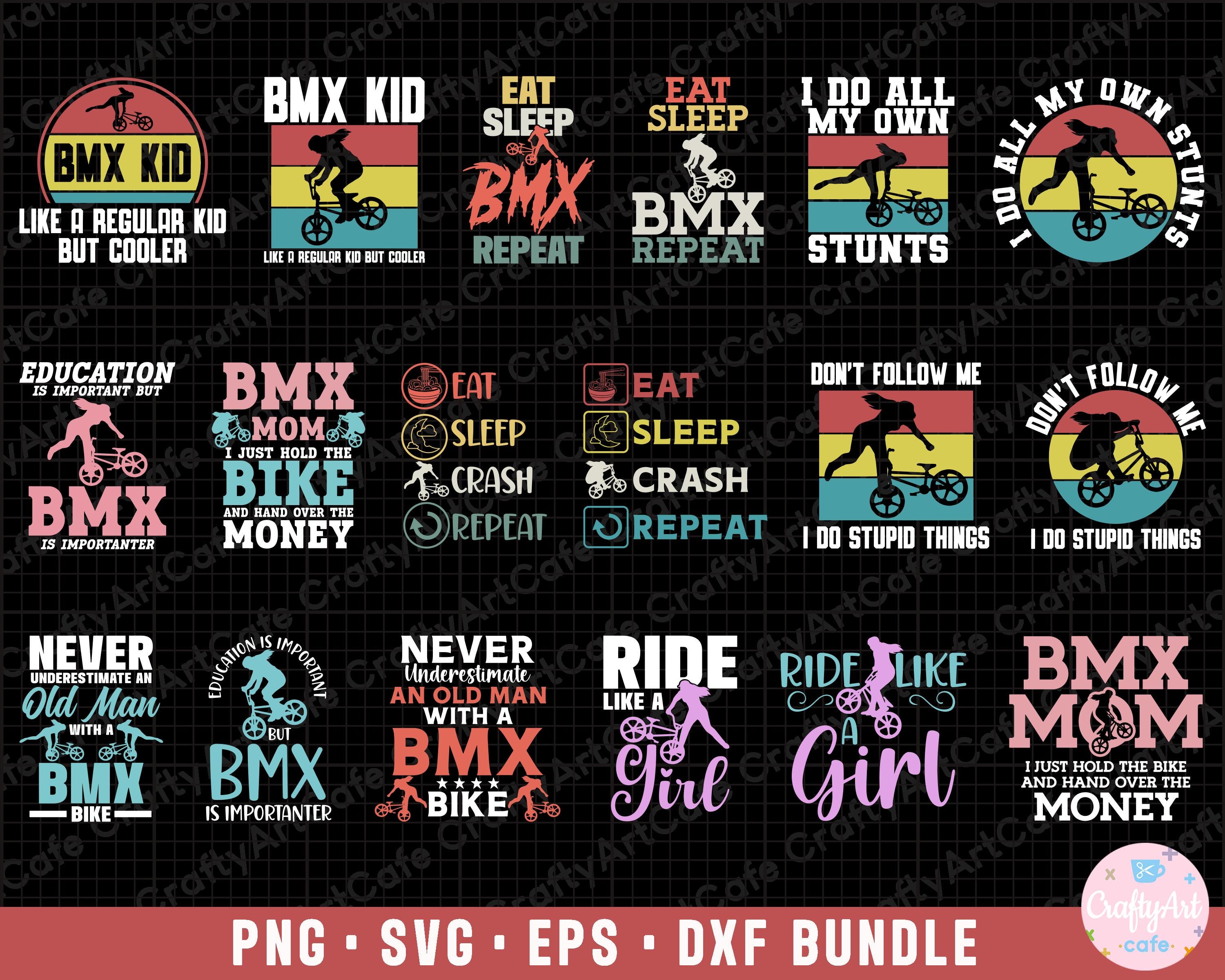 Bmx Png Bmx Svg Bmx Png Bundle Sublimination Commercial Use Bmx Eps Dxf ...