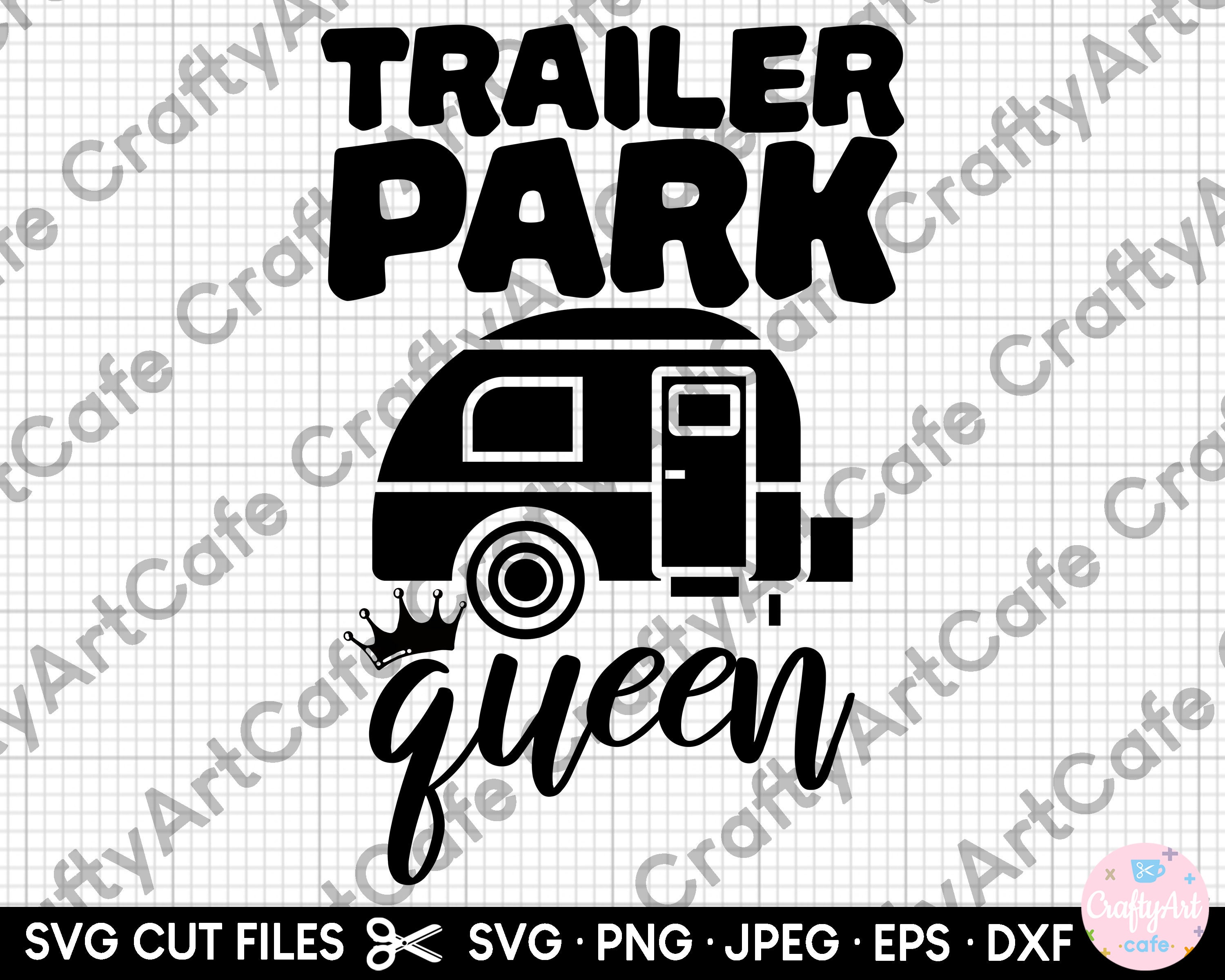 Drawing & Illustration Art & Collectibles Digital trailer park queen svg trailer park svg cricut